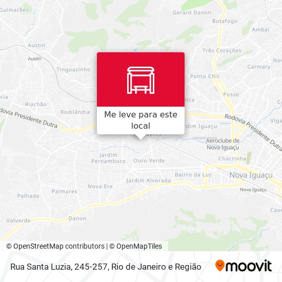 Rua Santa Luzia, 245-257 mapa