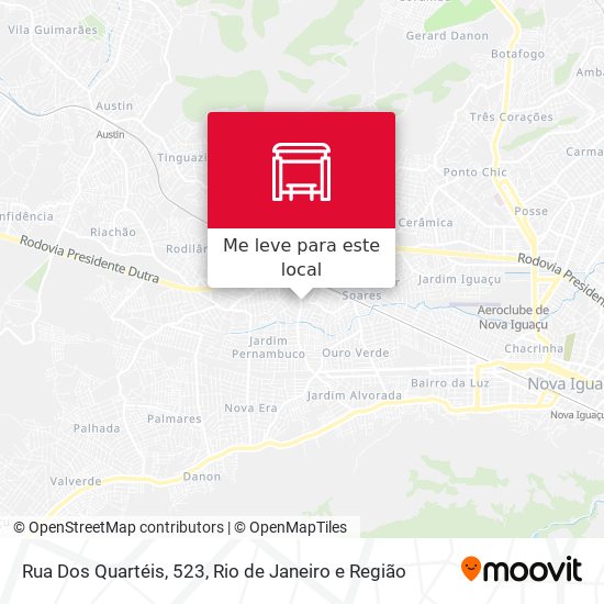 Rua Dos Quartéis, 523 mapa