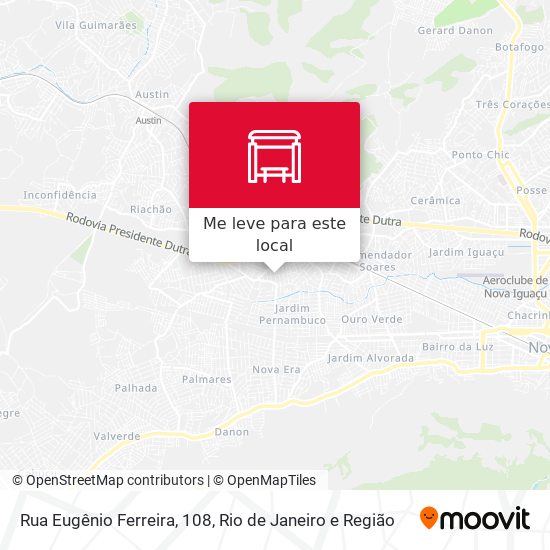 Rua Eugênio Ferreira, 108 mapa
