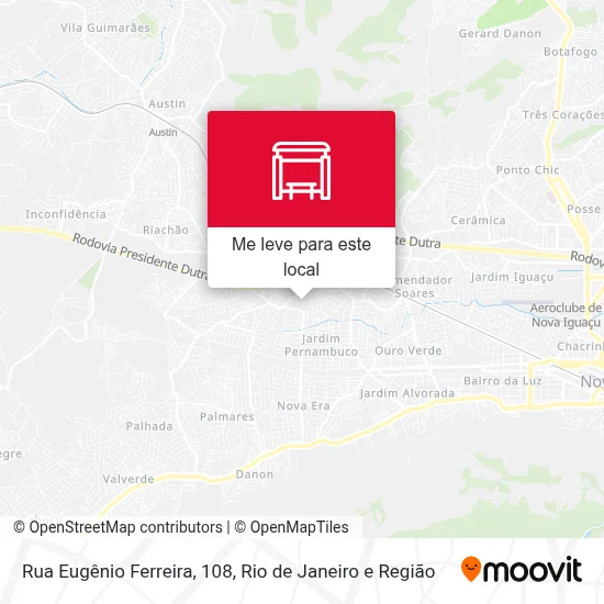 Rua Eugênio Ferreira, 108 mapa