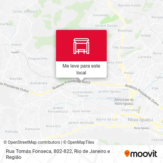 Rua Tomás Fonseca, 802-822 mapa