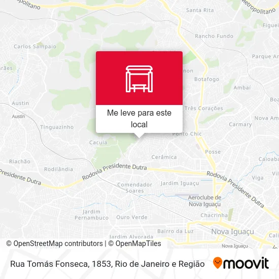 Rua Tomás Fonseca, 1853 mapa