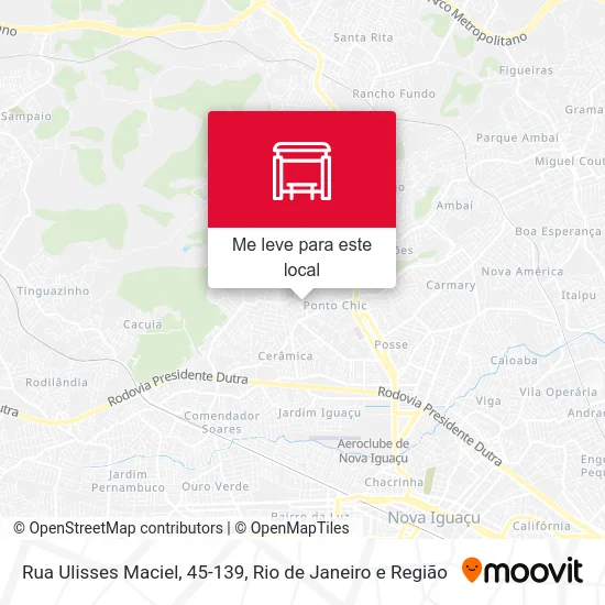 Rua Ulisses Maciel, 45-139 mapa