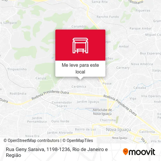 Rua Geny Saraiva, 1198-1236 mapa