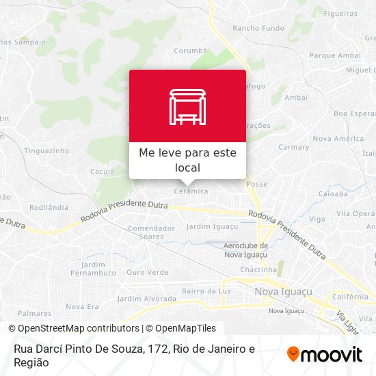 Rua Darcí Pinto De Souza, 172 mapa