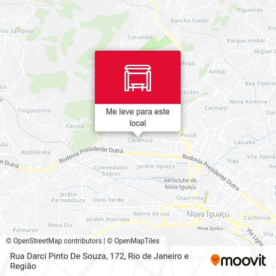 Rua Darcí Pinto De Souza, 172 mapa