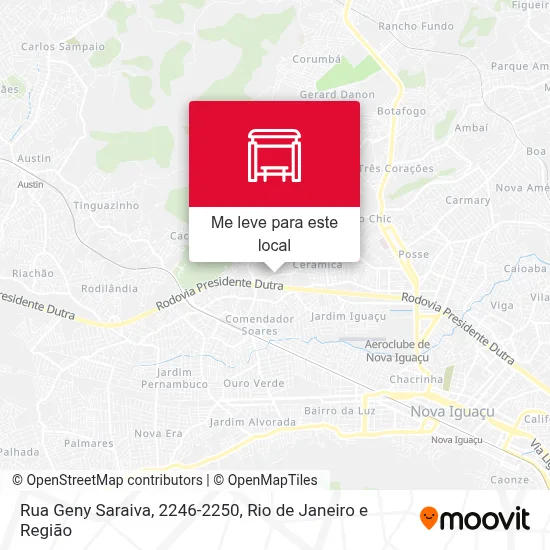 Rua Geny Saraiva, 2246-2250 mapa