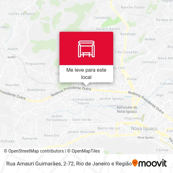 Rua Amauri Guimarães, 2-72 mapa