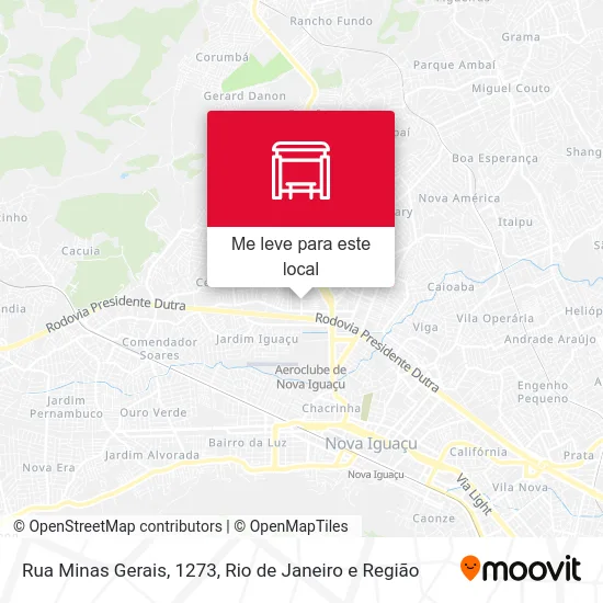 Rua Minas Gerais, 1273 mapa