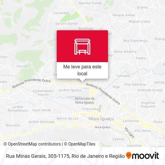 Rua Minas Gerais, 305-1175 mapa
