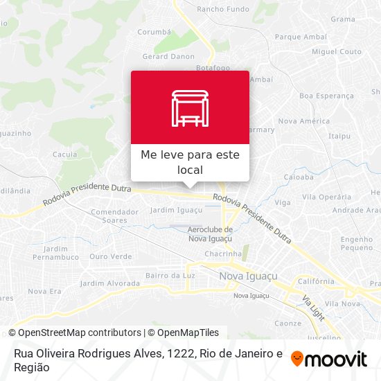 Rua Oliveira Rodrigues Alves, 1222 mapa