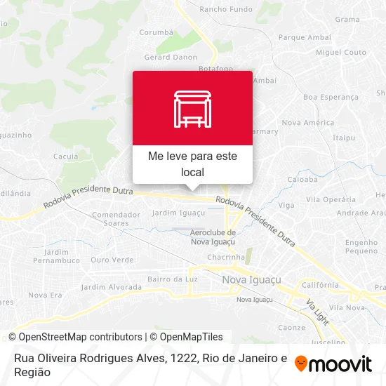 Rua Oliveira Rodrigues Alves, 1222 mapa