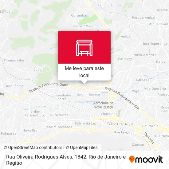 Rua Oliveira Rodrigues Alves, 1842 mapa