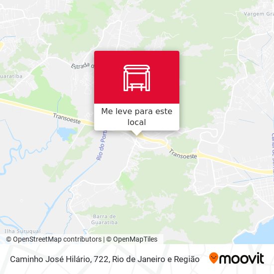 Caminho José Hilário, 722 mapa