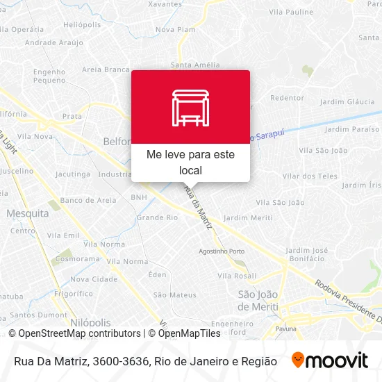 Rua Da Matriz, 3600-3636 mapa