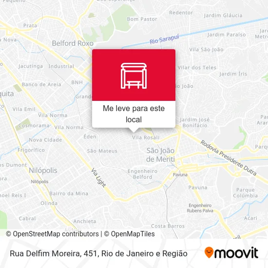 Rua Delfim Moreira, 451 mapa