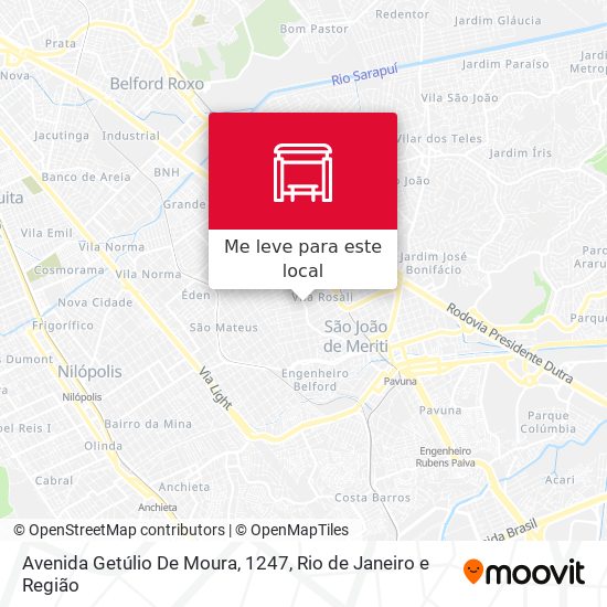 Avenida Getúlio De Moura, 1247 mapa