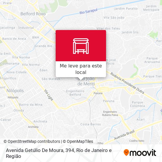 Avenida Getúlio De Moura, 394 mapa