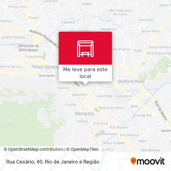 Rua Cesário, 40 mapa