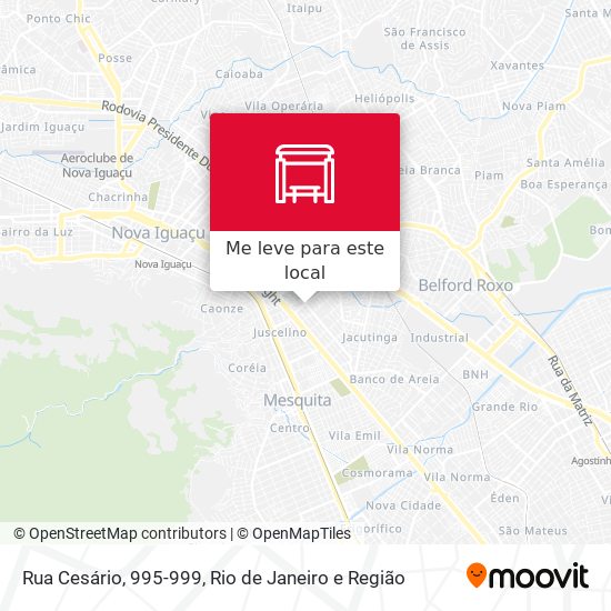 Rua Cesário, 995-999 mapa