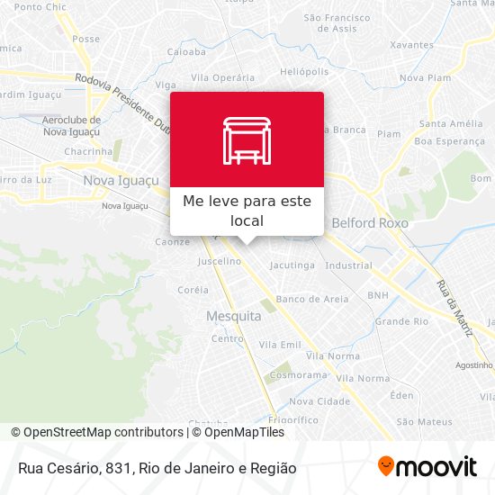 Rua Cesário, 831 mapa