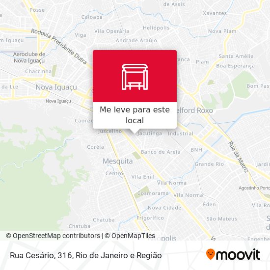 Rua Cesário, 316 mapa