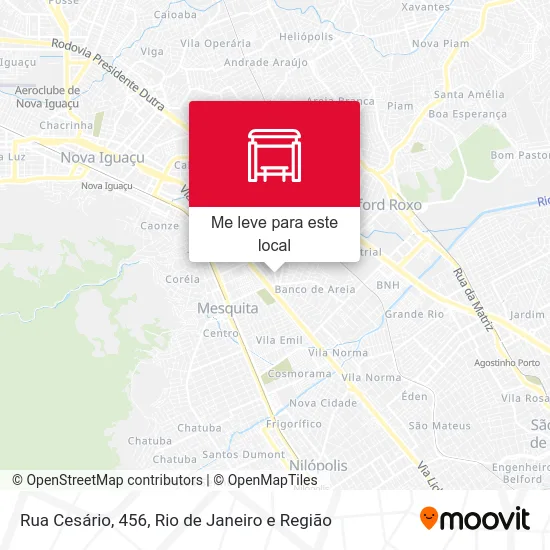 Rua Cesário, 456 mapa