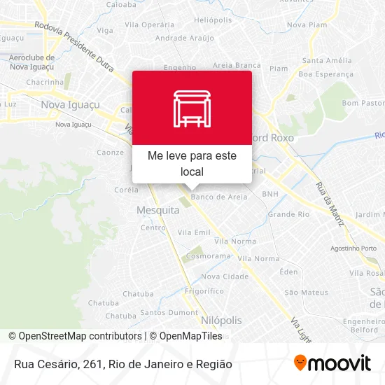 Rua Cesário, 261 mapa