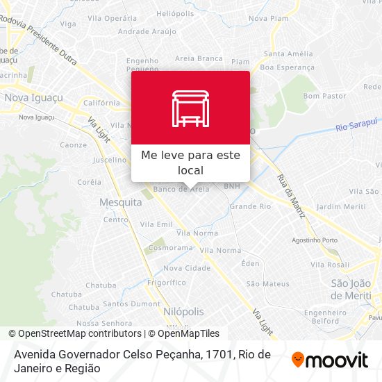 Avenida Governador Celso Peçanha, 1701 mapa