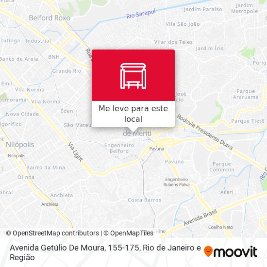 Avenida Getúlio De Moura, 155-175 mapa