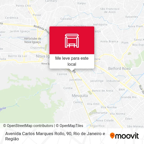 Avenida Carlos Marques Rollo, 90 mapa