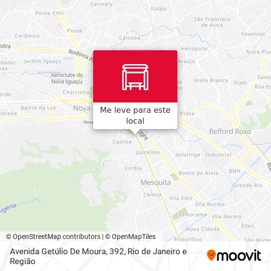 Avenida Getúlio De Moura, 392 mapa