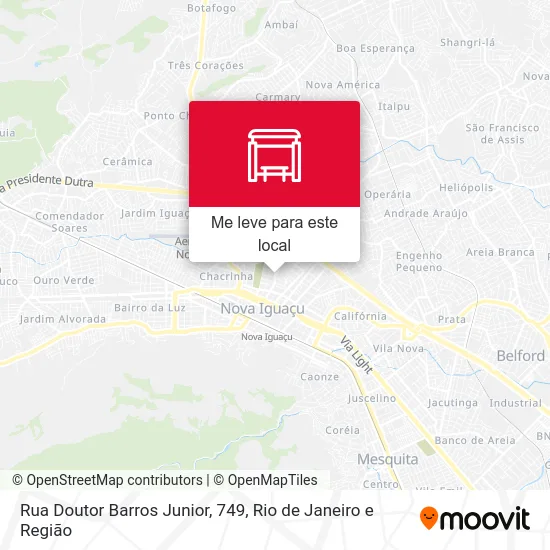 Rua Doutor Barros Junior, 749 mapa