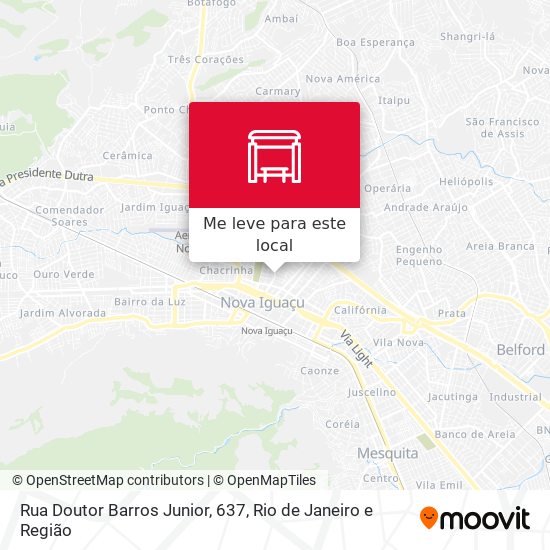 Rua Doutor Barros Junior, 637 mapa