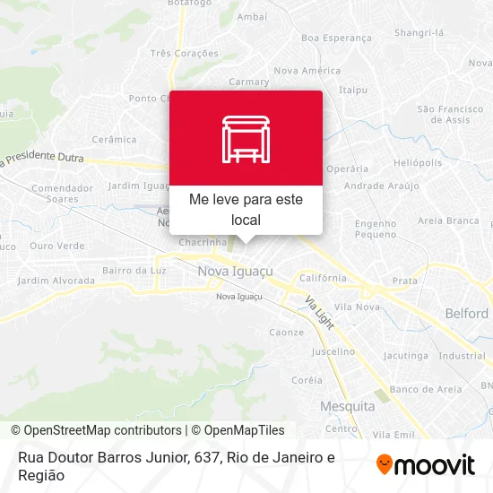 Rua Doutor Barros Junior, 637 mapa