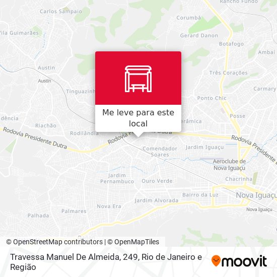 Travessa Manuel De Almeida, 249 mapa