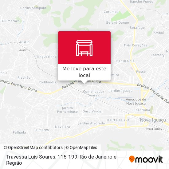Travessa Luís Soares, 115-199 mapa