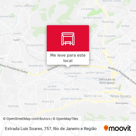 Estrada Luis Soares, 757 mapa