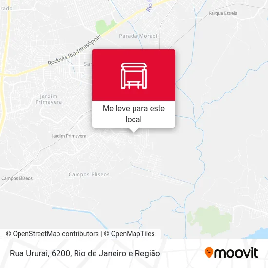 Rua Ururai, 6200 mapa