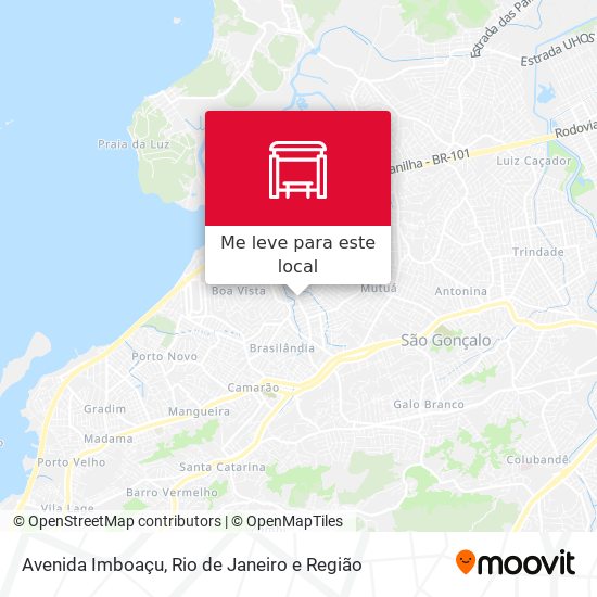 Avenida Imboaçu mapa