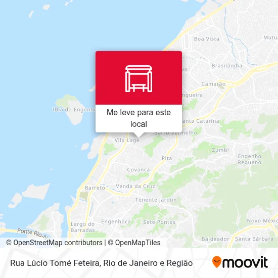 Rua Lúcio Tomé Feteira mapa