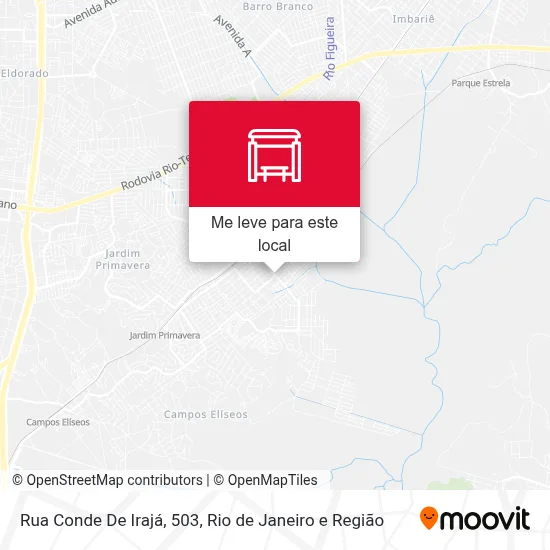 Rua Conde De Irajá, 503 mapa