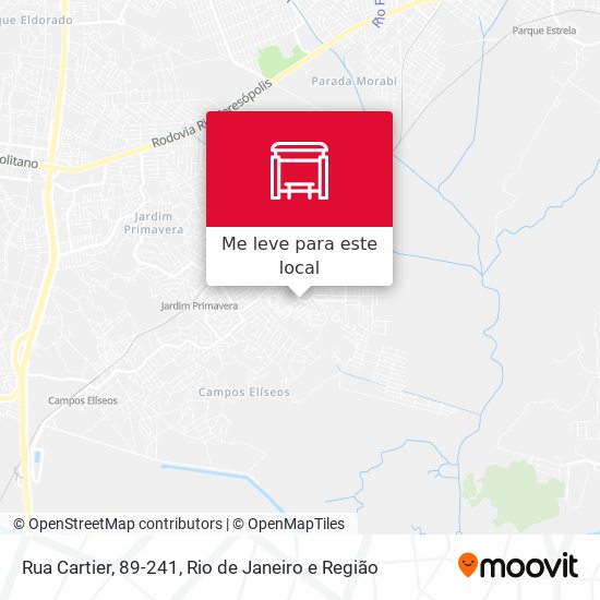 Rua Cartier, 89-241 mapa