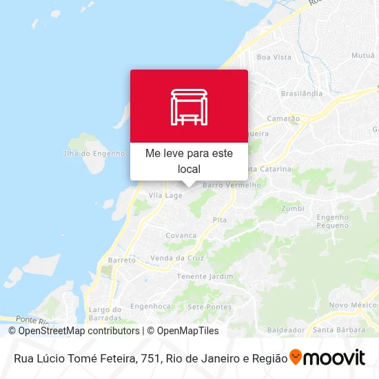 Rua Lúcio Tomé Feteira, 751 mapa