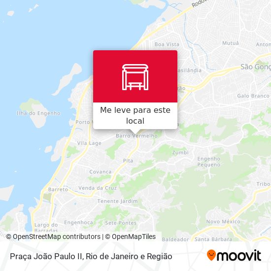 Praça João Paulo II mapa