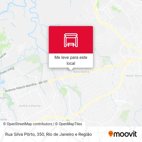 Rua Silva Pôrto, 350 mapa