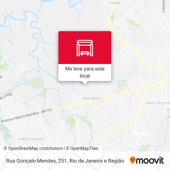 Rua Gonçalo Mendes, 251 mapa