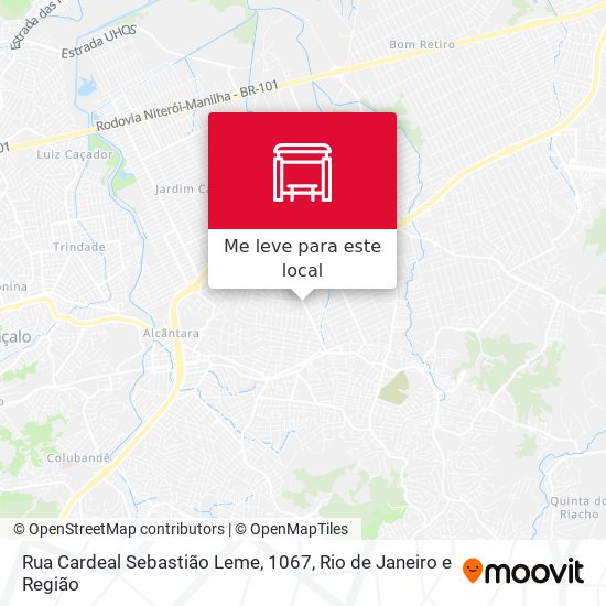 Rua Cardeal Sebastião Leme, 1067 mapa