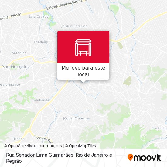 Rua Senador Lima Guimarães mapa