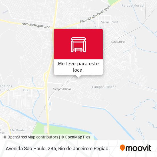 Avenida São Paulo, 286 mapa